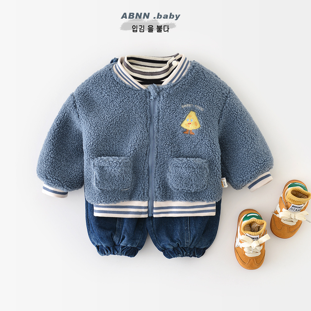Veste rembourrée en coton pour - Toddler Boy Winter Fleece Jacket avis et prix