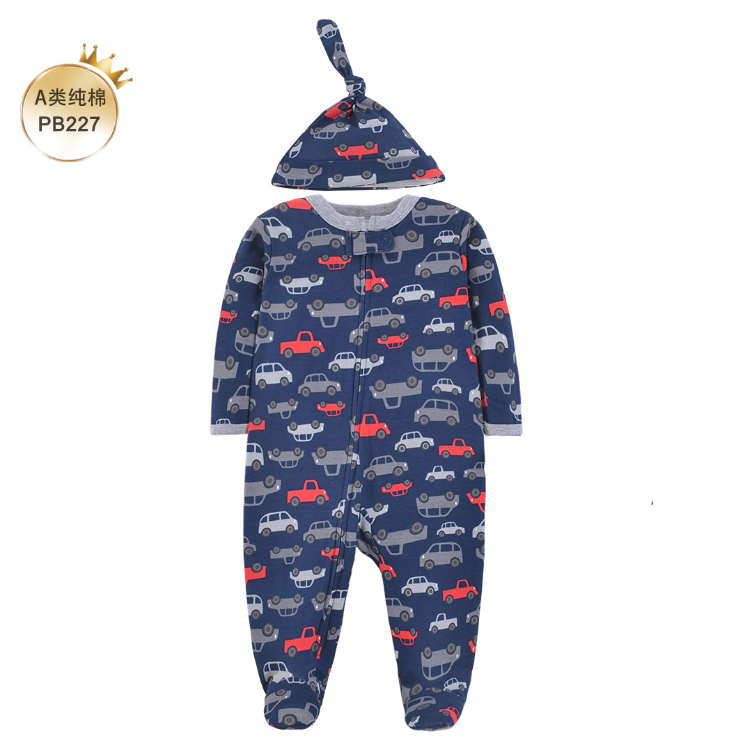 Pyjama grenouillère en pur cot - Cotton Baby Onesies Zipper avis et prix