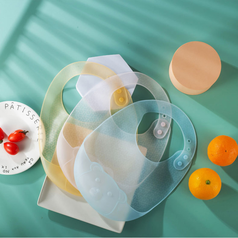Bavoir mangeant pour bébé, bav - Waterproof Baby Bibs Silicone avis et prix
