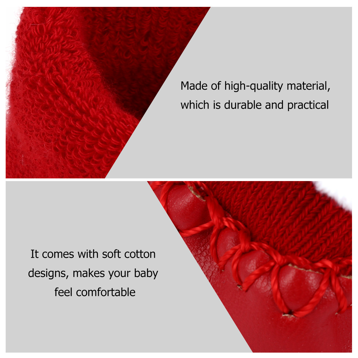 1 paire de chaussettes antidér - Unisex Baby Socks Non Slip avis et prix