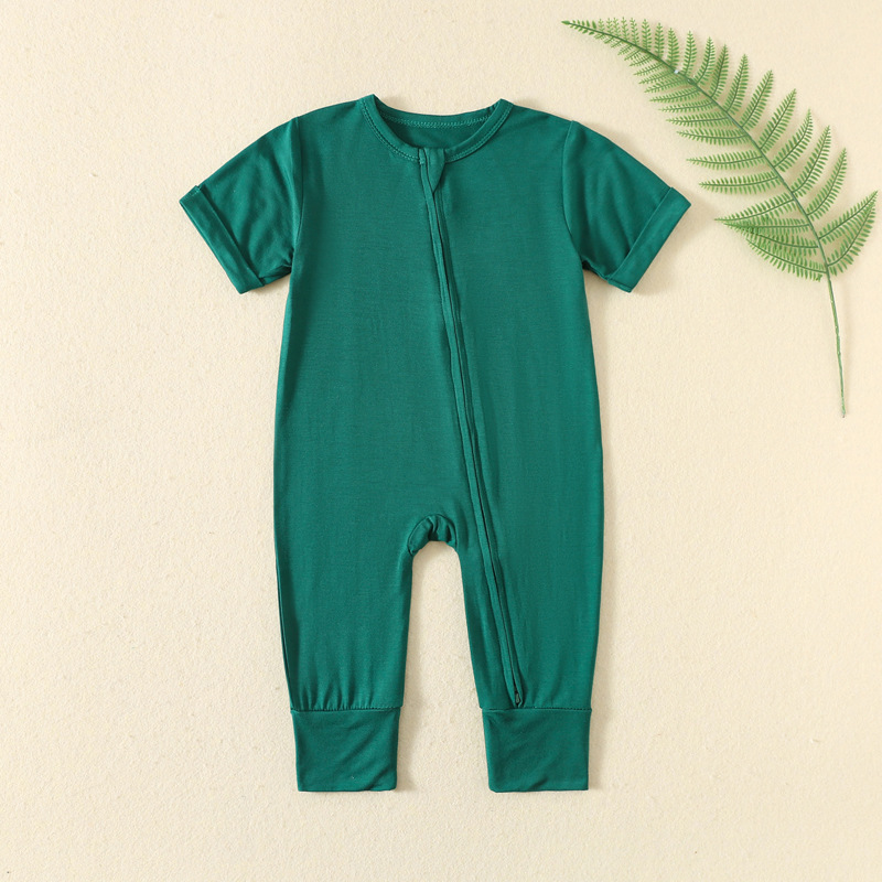 Combinaison pour bébé en fibre - Cotton Baby Onesies Zipper avis et prix