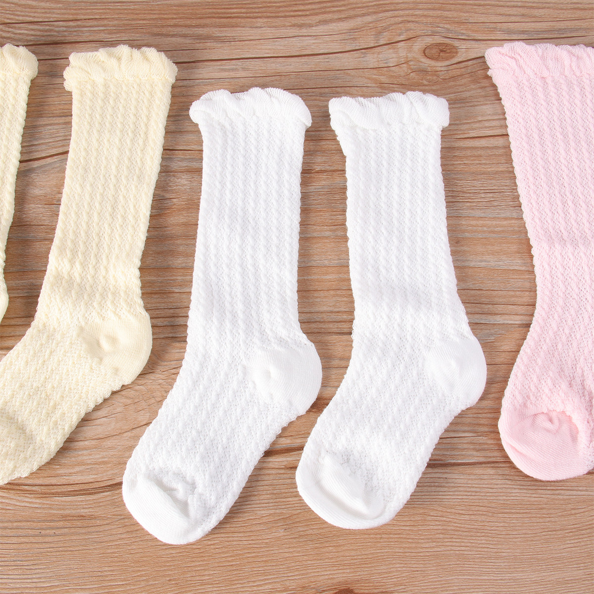 3 paires de chaussettes longue - Unisex Baby Socks Non Slip avis et prix